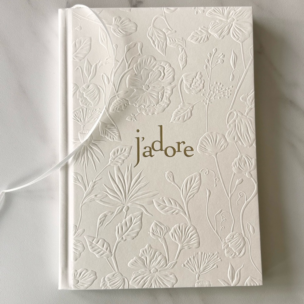 Dior J’adore Floral Embossed Hardcover Notebook Journal